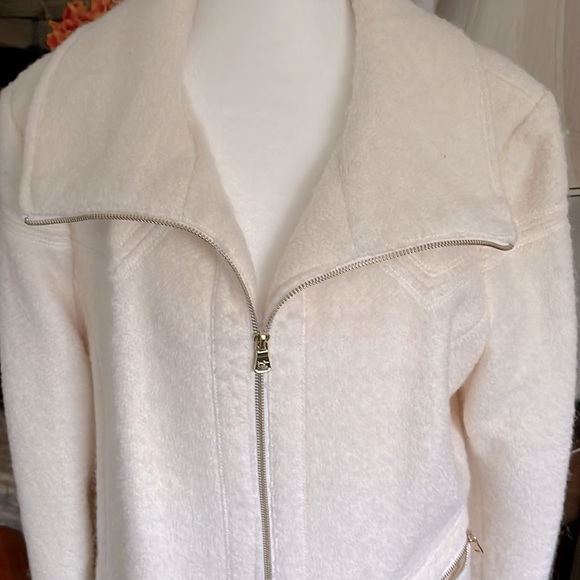 Jessica Simpson Coat Size XL Ivory/Winter White Very Good Condition!! - Picture 3 of 14